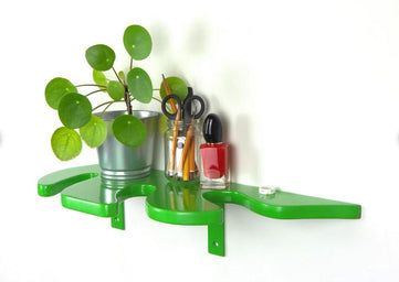 Monstera Leaf Shaped Wall Shelf,Wall Decor For Home & Office