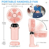 Portable Handheld Fan, Battery Operated Fan with LED Display