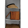 Hanging Wardrobe Organizer- 3 Shelves Non-Woven Fabric Hanging Storage Wardrobe Organizer