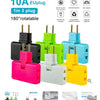 Rotatable Extension Plug 180 Degre (Pack of 2)
