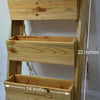3-Tier Wooden Plant Stand - Perfect for Your Balcony Garden!
