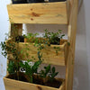 3-Tier Wooden Plant Stand - Perfect for Your Balcony Garden!