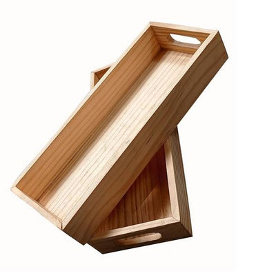 Wooden Beautiful and Useful Double Serving Trays/Tray/Dining Trays