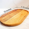 Natural Acacia Wood Serving Platter-Perfect for Parties & Everyday